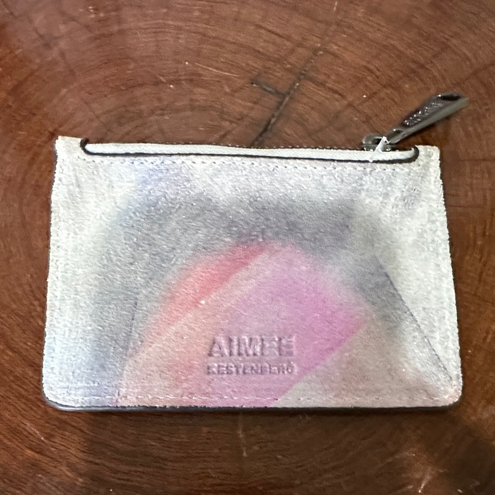 Aimee Kestenberg MetallicCredit Card Zipper Pouch
